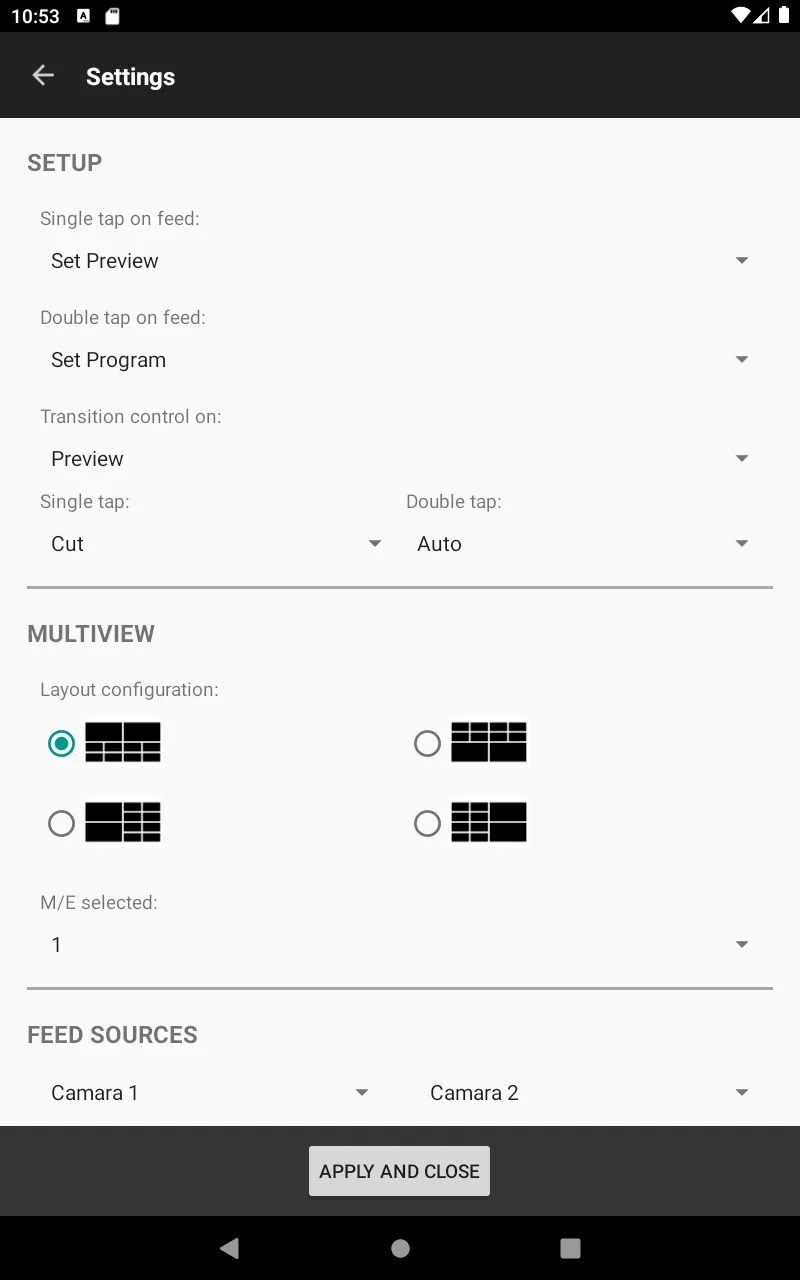 ATEM Multiview Touch DEMO | Indus Appstore | Screenshot