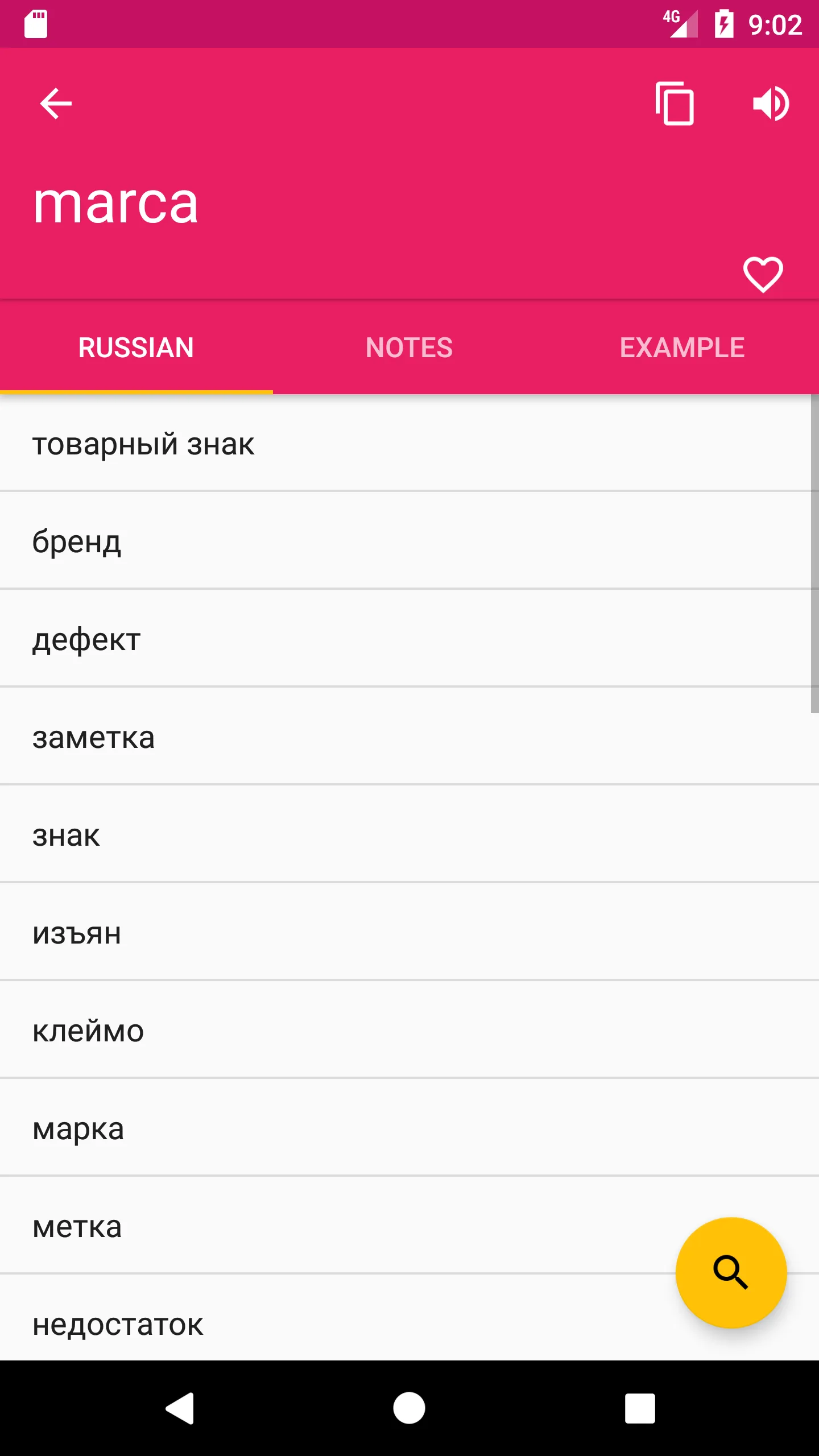 Russian Spanish Dictionary | Indus Appstore | Screenshot