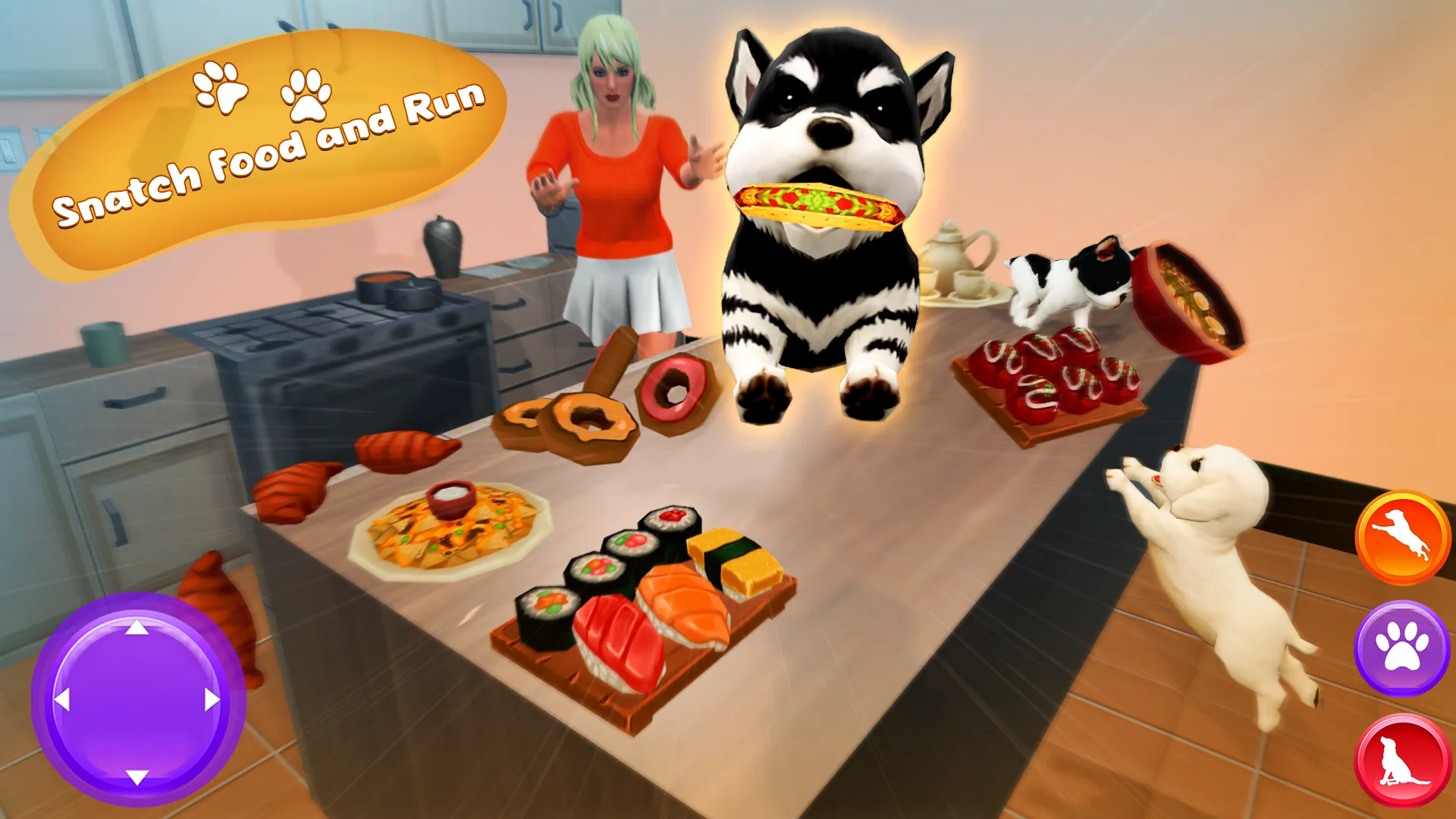 My virtual dog puppy simulator | Indus Appstore | Screenshot