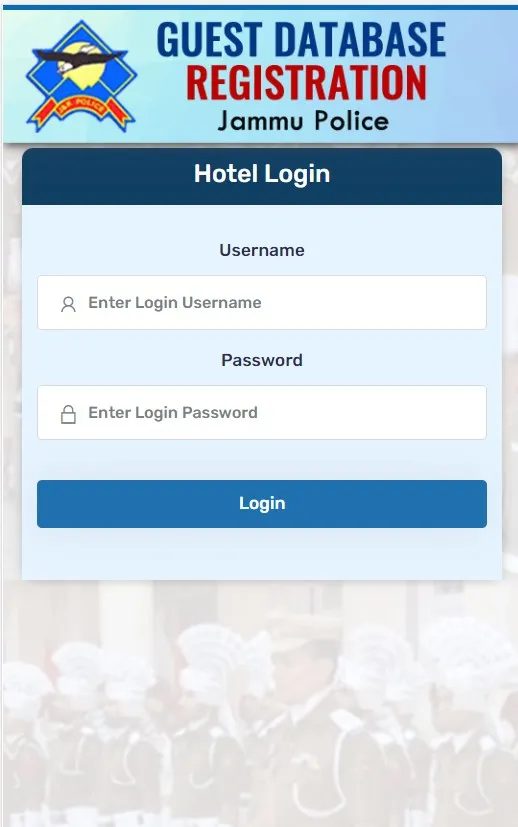 JKP Jammu Guest Registration | Indus Appstore | Screenshot