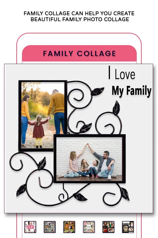 Family Photo Frames & Collage | Indus Appstore | Screenshot