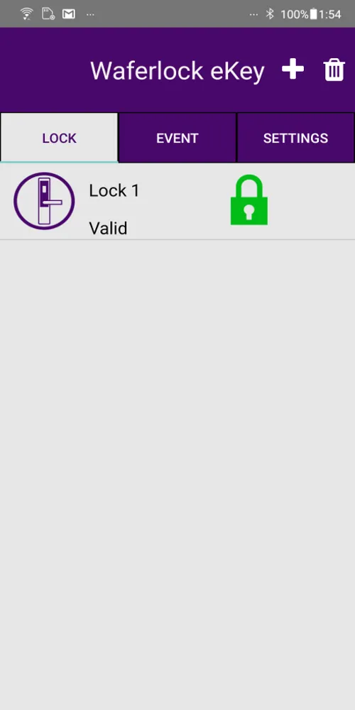 WAFERLOCK eKey | Indus Appstore | Screenshot