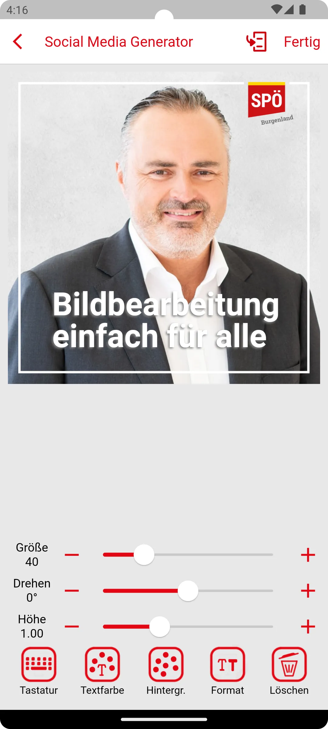 SPÖ Burgenland | Indus Appstore | Screenshot