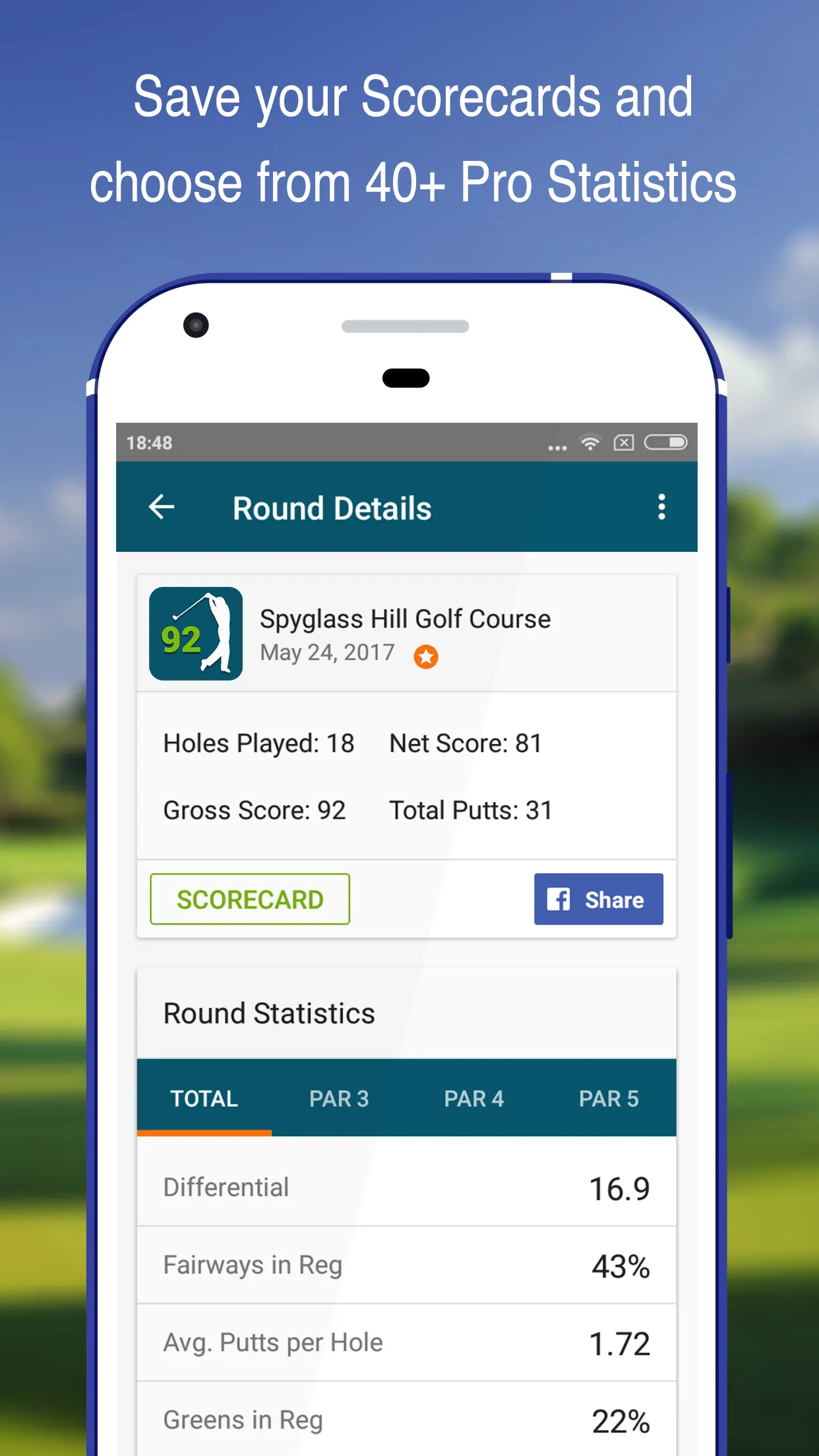 MyScorecard Golf Score Tracker | Indus Appstore | Screenshot