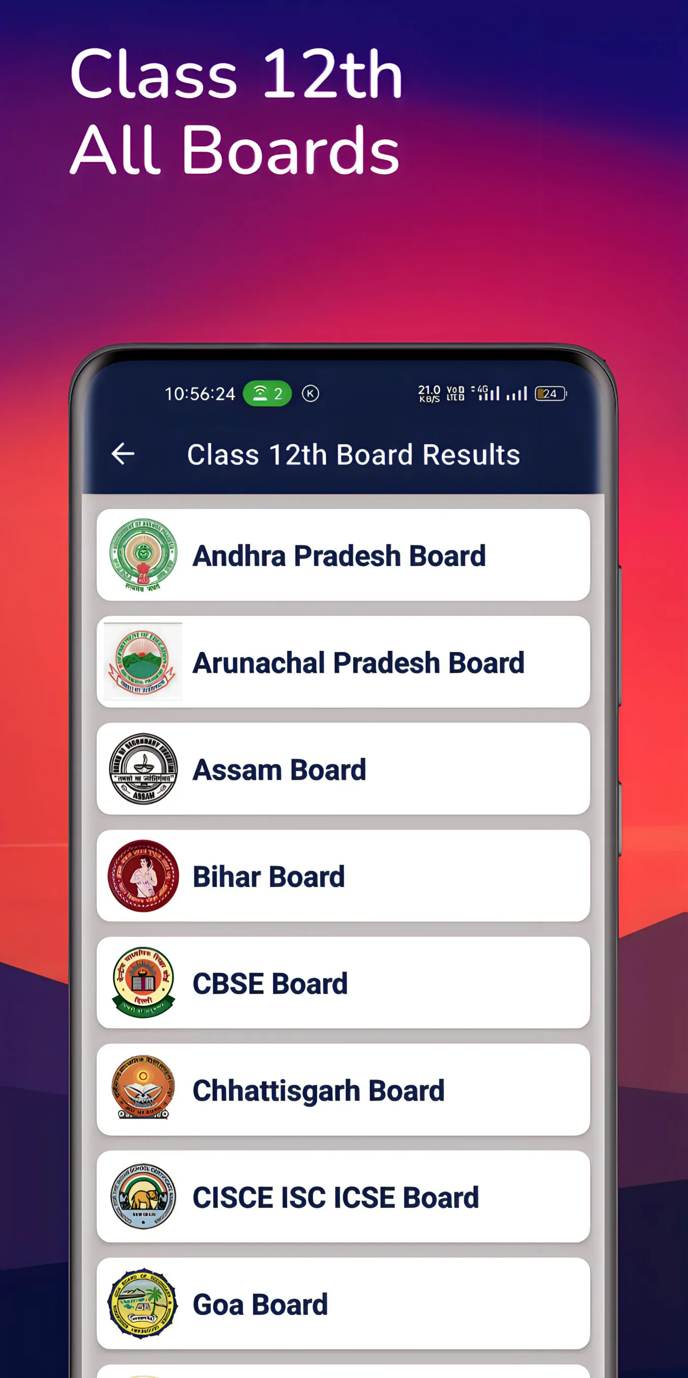 10th - 12th Board Result 2024 | Indus Appstore | Screenshot