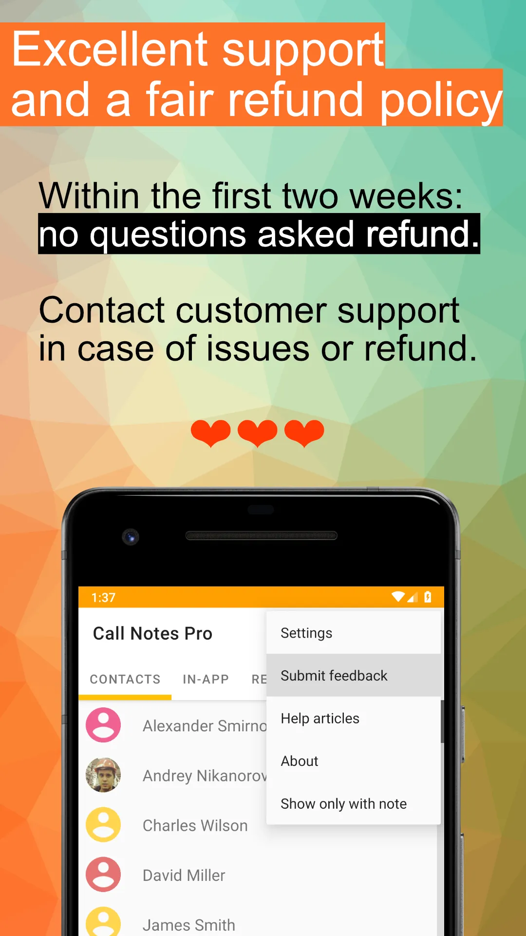 Call Notes Pro | Indus Appstore | Screenshot