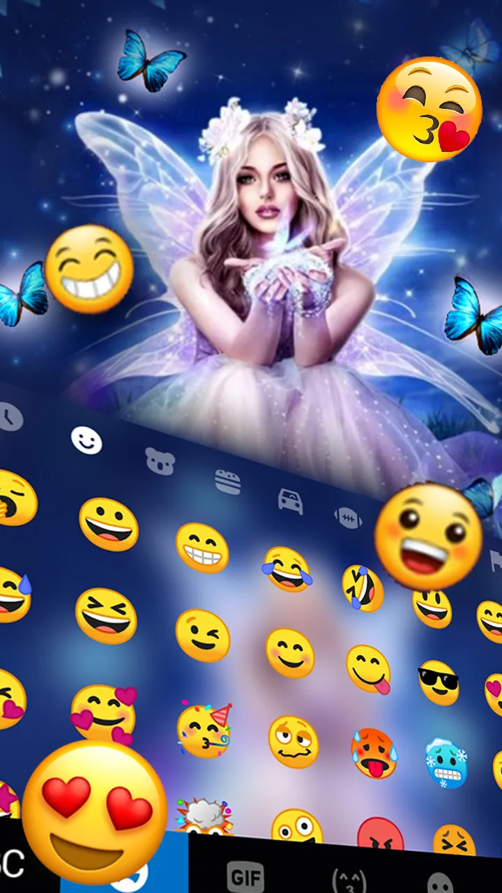 Fairy Princess Keyboard Backgr | Indus Appstore | Screenshot