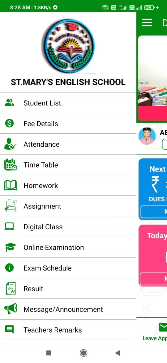 St Mary's English School Kator | Indus Appstore | Screenshot