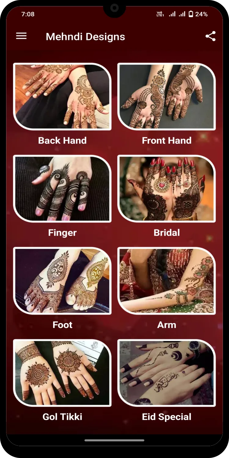 Mehndi Design Latest 2024 | Indus Appstore | Screenshot