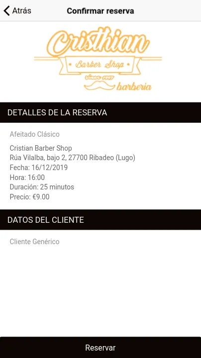 Cristian Barber Shop | Indus Appstore | Screenshot