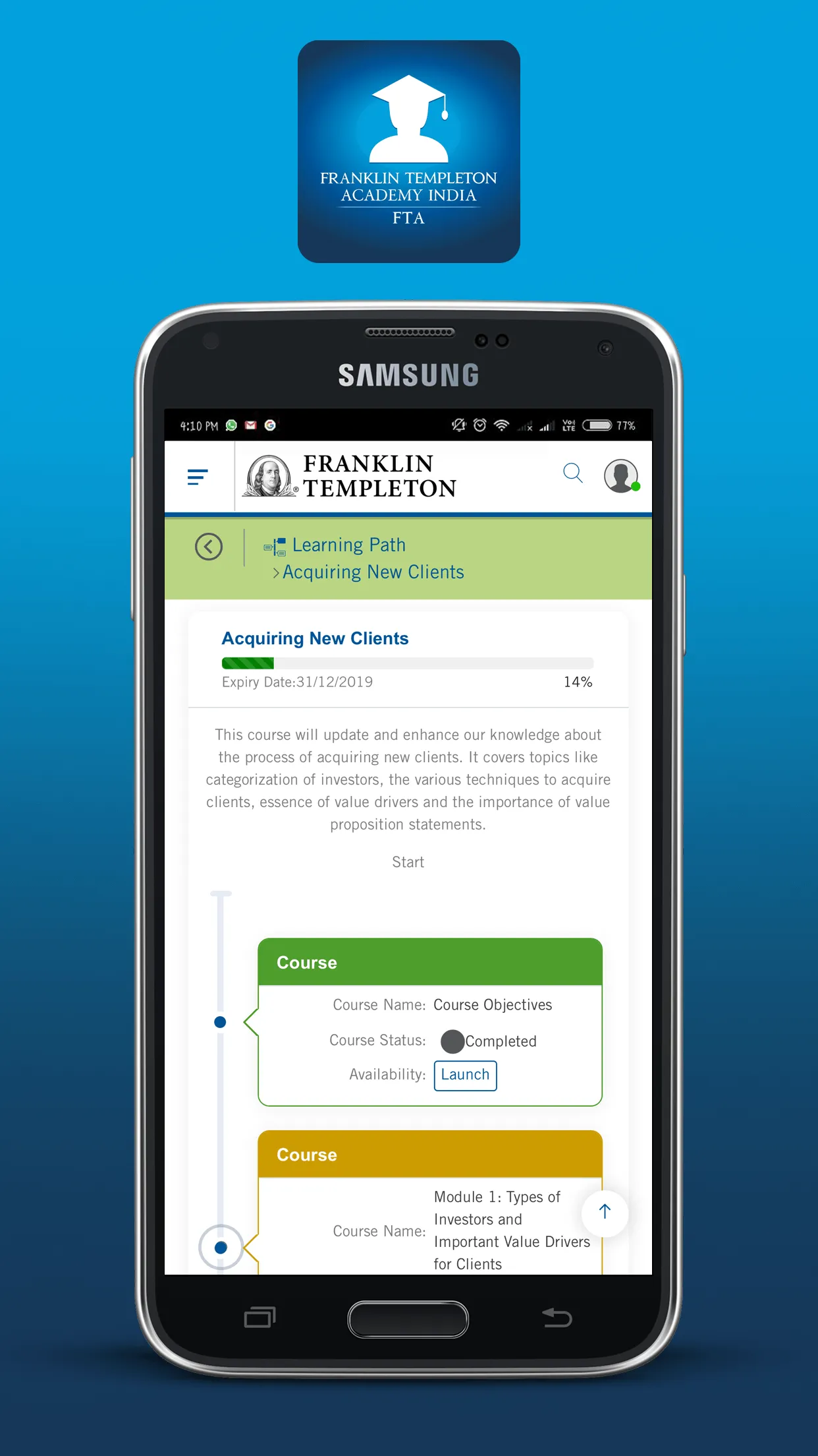 Franklin Templeton Academy, In | Indus Appstore | Screenshot