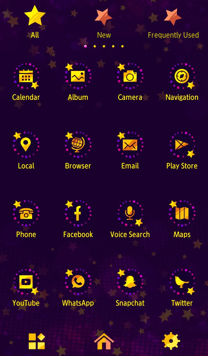 Magical Star Night Theme | Indus Appstore | Screenshot