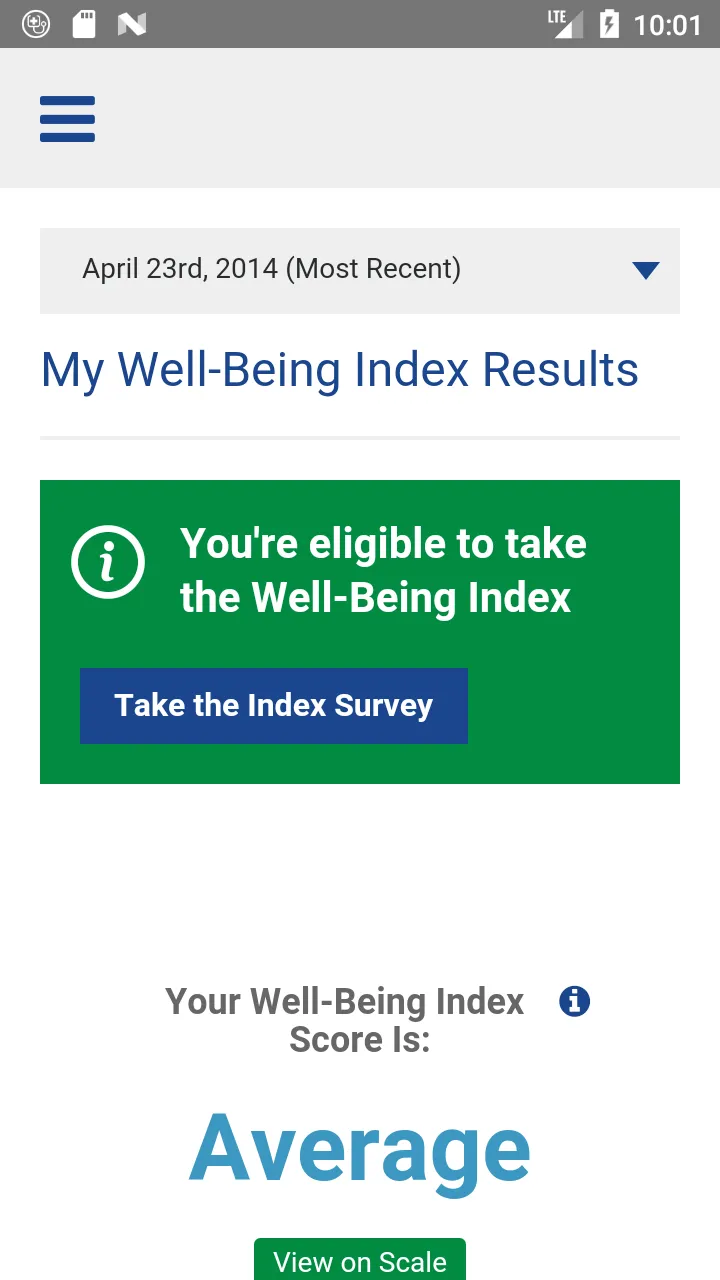 My Well-Being Index | Indus Appstore | Screenshot