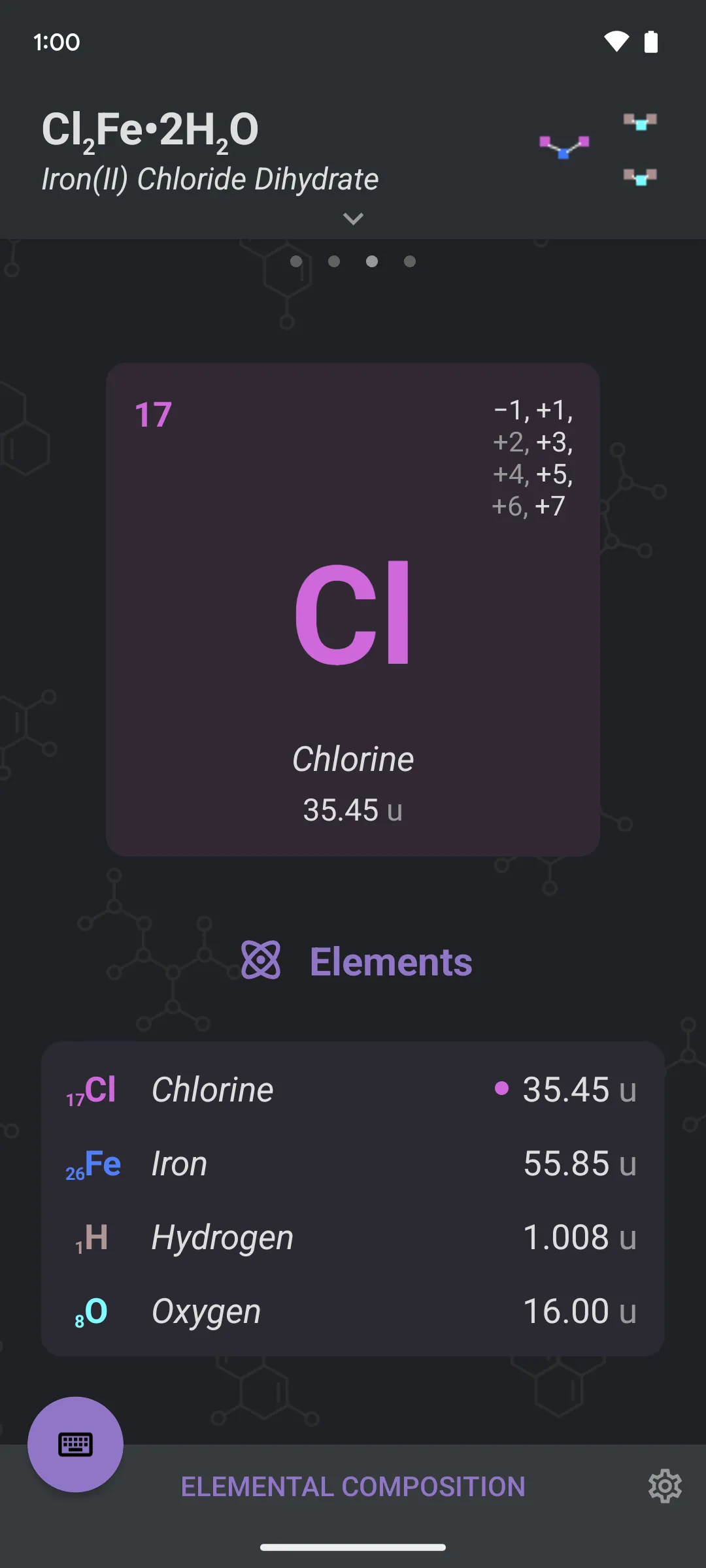 QuickChem: Chemistry Calc | Indus Appstore | Screenshot