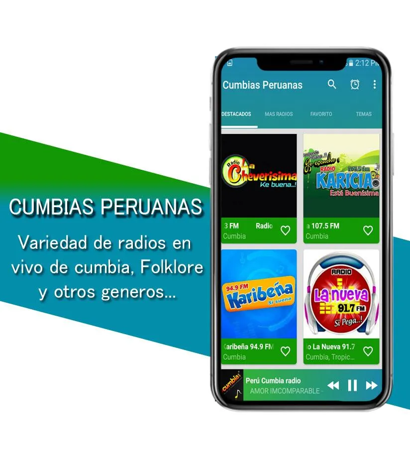 Cumbias Peruanas | Indus Appstore | Screenshot