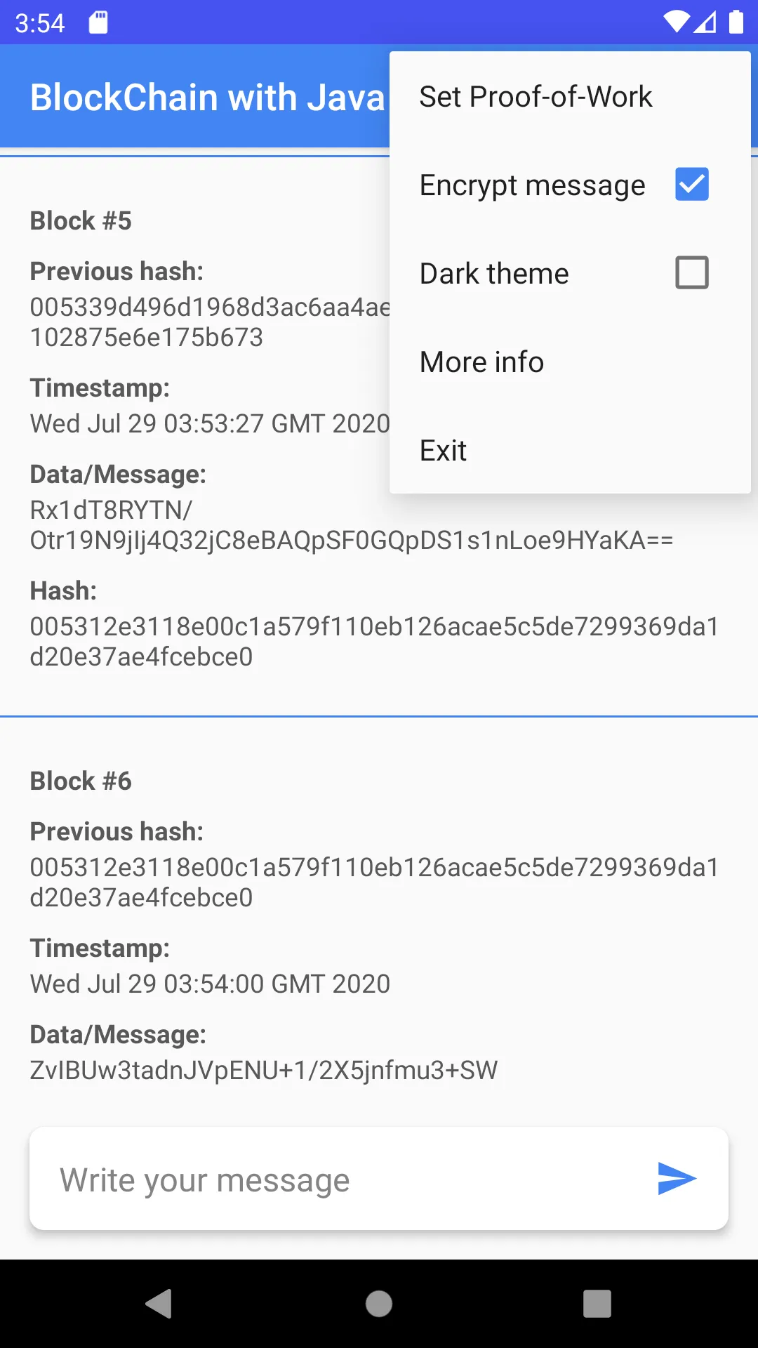 Blockchain with Java | Indus Appstore | Screenshot