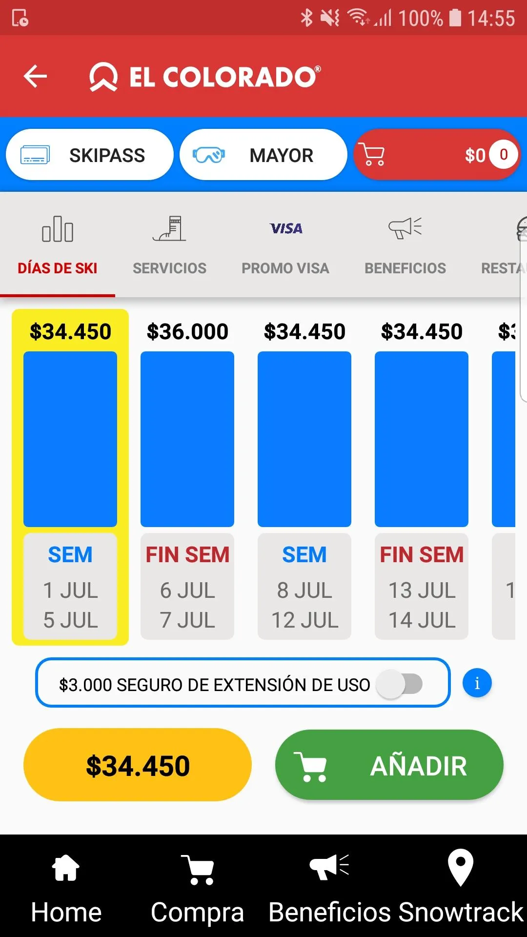 El Colorado Centro de ski. Chi | Indus Appstore | Screenshot