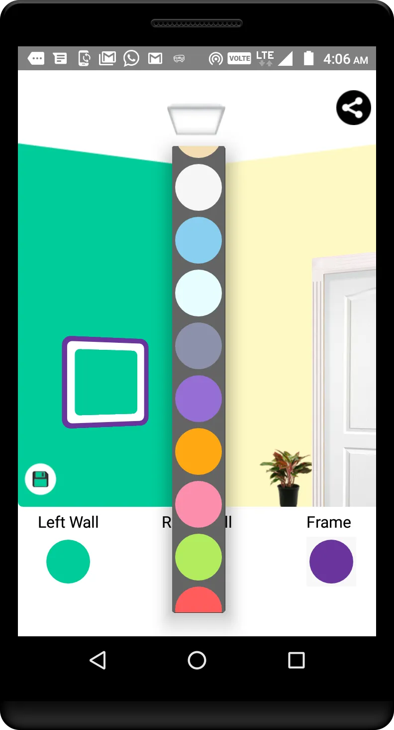 Wall Color Selection - BEST | Indus Appstore | Screenshot