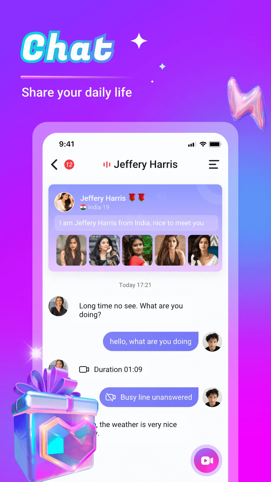 Vichat: Video chat & Meet | Indus Appstore | Screenshot