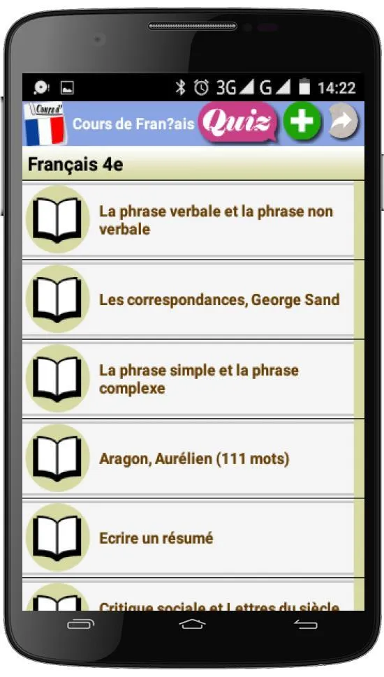 Cours de Français | Indus Appstore | Screenshot