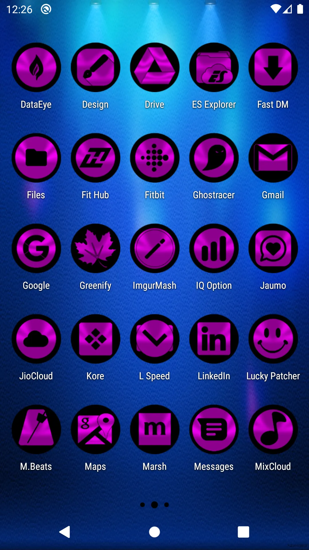 Oreo Magenta Icon Pack | Indus Appstore | Screenshot