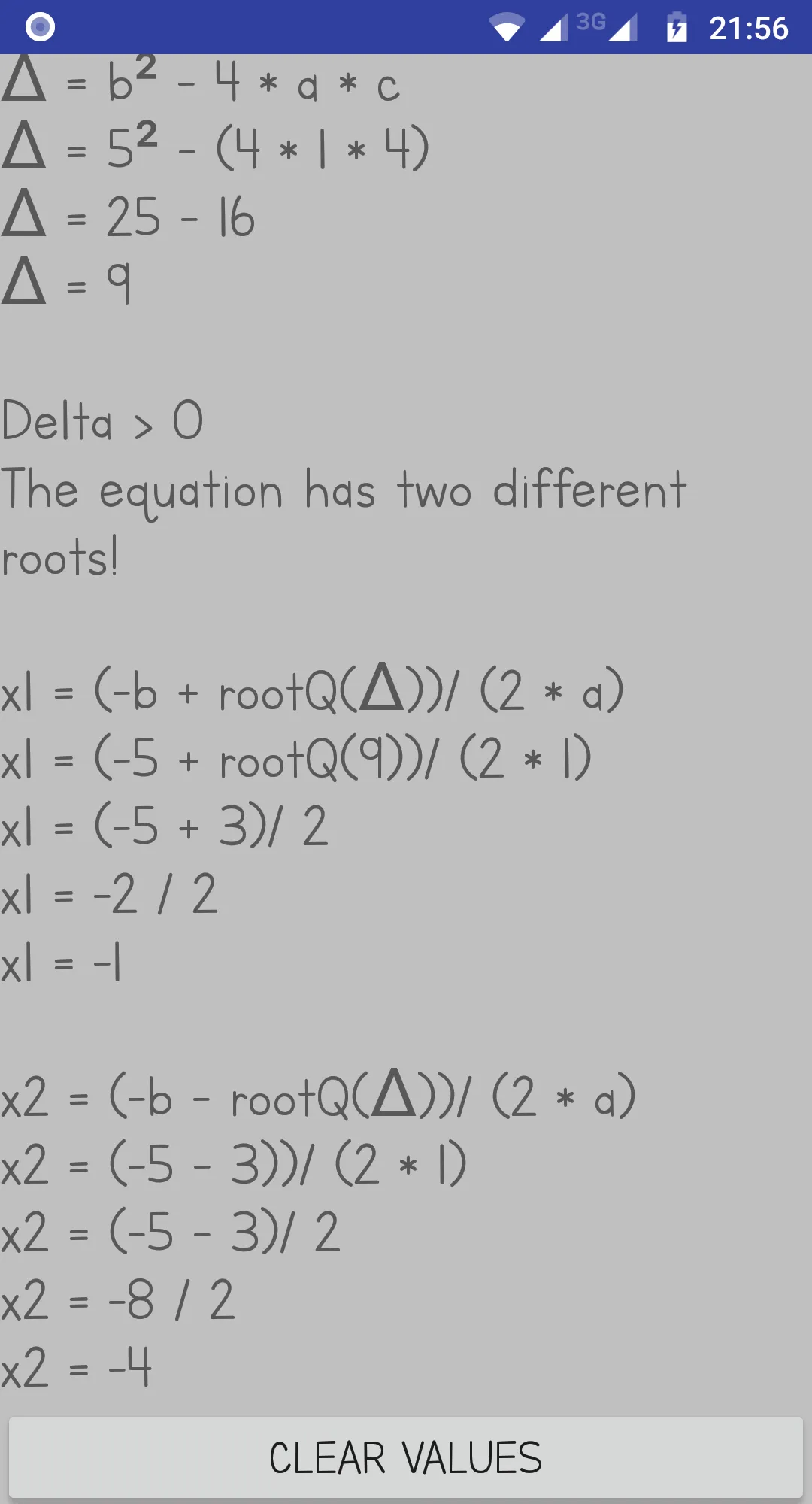 Bhaskara Calculator | Indus Appstore | Screenshot