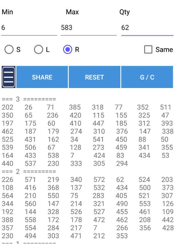 Random Number Generator | Indus Appstore | Screenshot