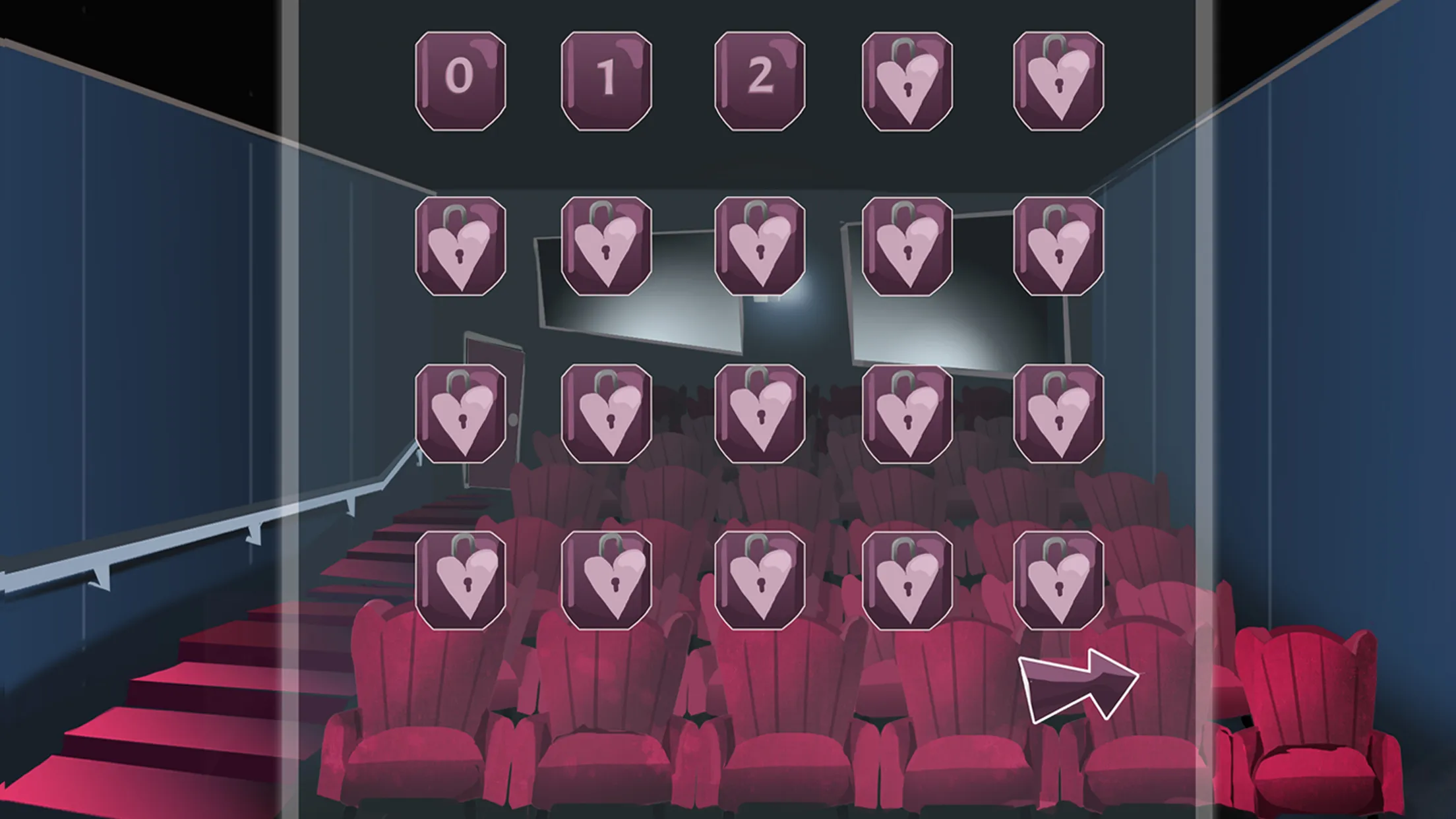 Cinema Lovers Hidden Kiss | Indus Appstore | Screenshot