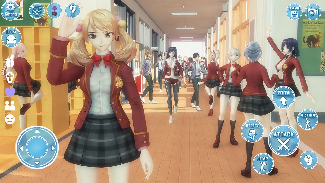 Anime School Girl Dating Sim | Indus Appstore | Screenshot