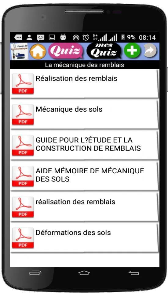 Cours de Géotechnique | Indus Appstore | Screenshot