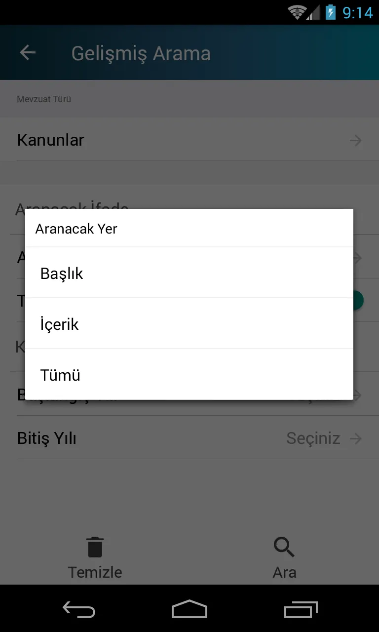 T.C. Mevzuat Bilgi Sistemi | Indus Appstore | Screenshot