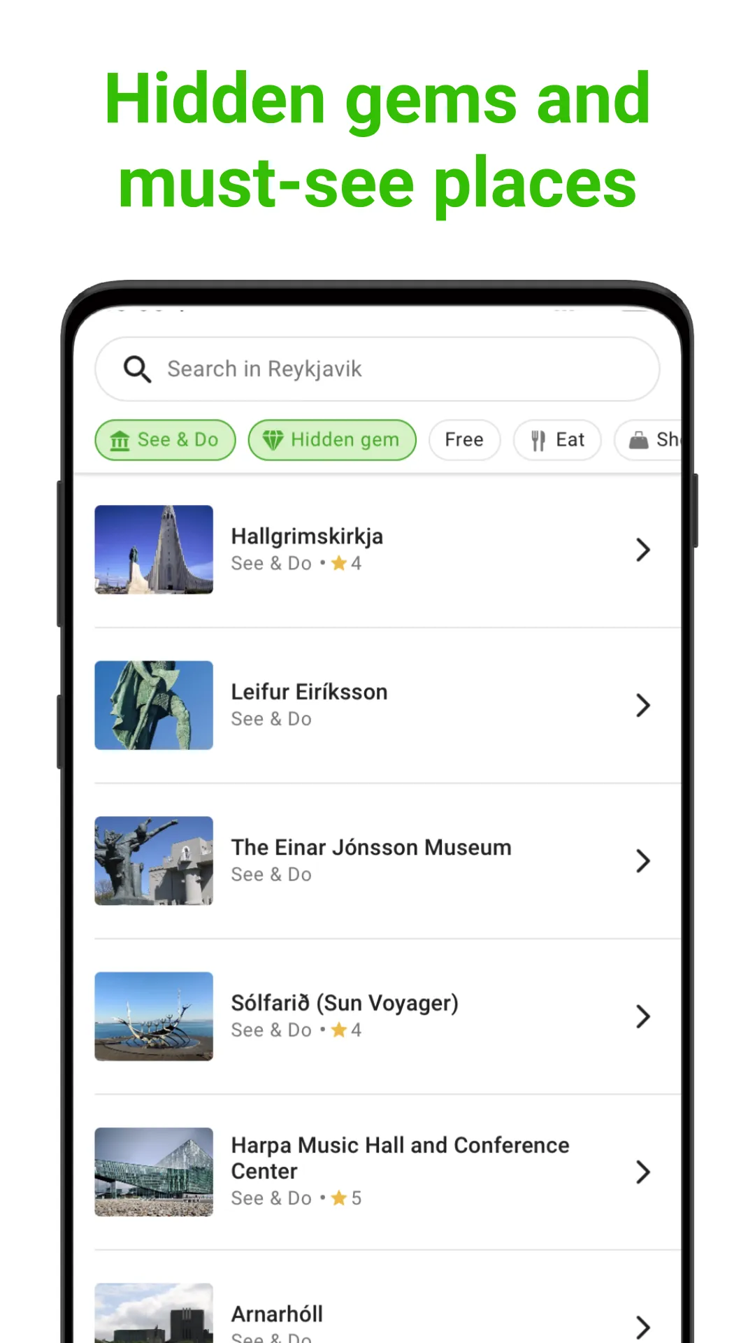 Reykjavik SmartGuide | Indus Appstore | Screenshot