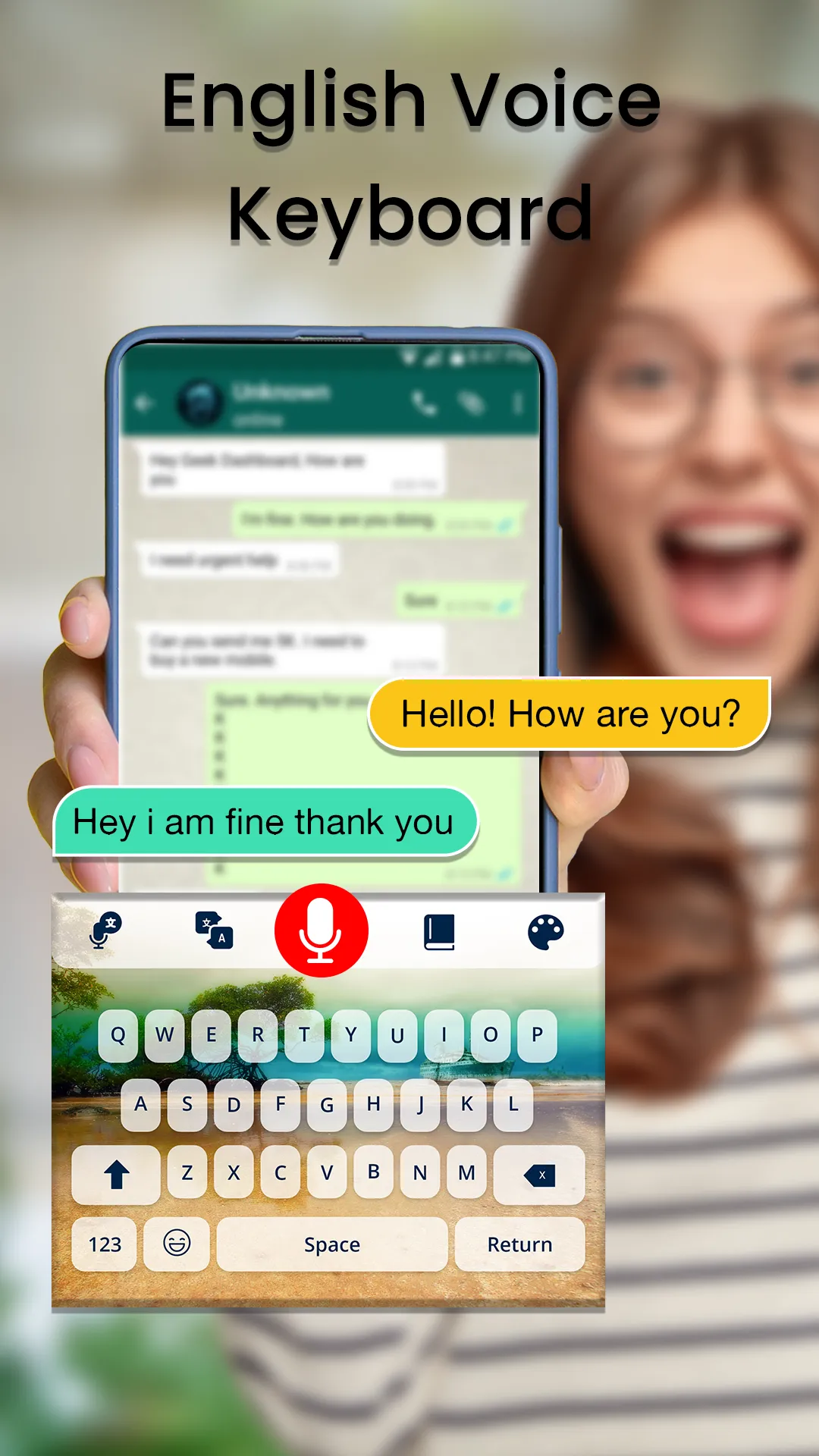 English Voice typing Keyboard | Indus Appstore | Screenshot