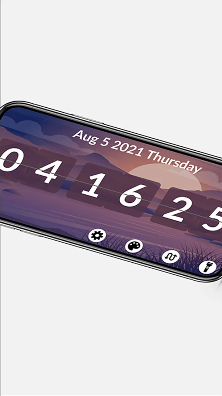 Flip Clock - Desk Clock | Indus Appstore | Screenshot