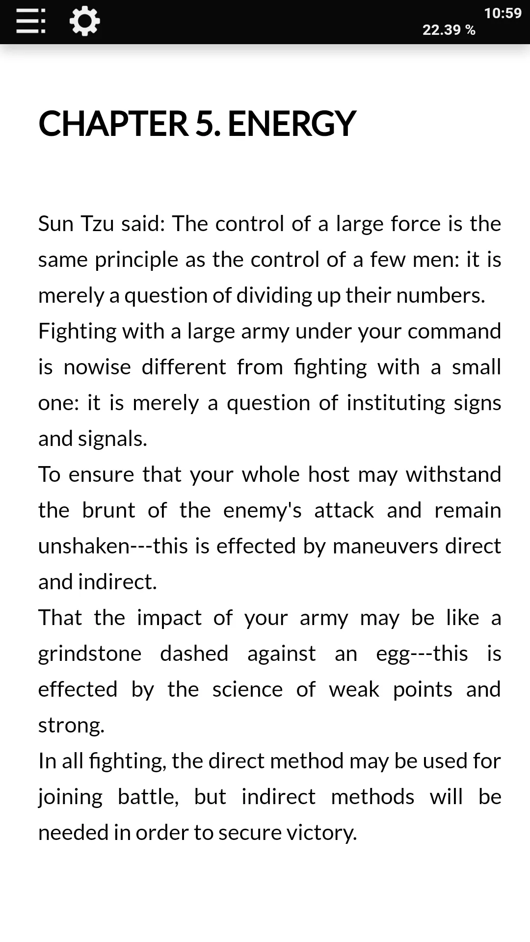 The Art of War by Sun Tzu | Indus Appstore | Screenshot