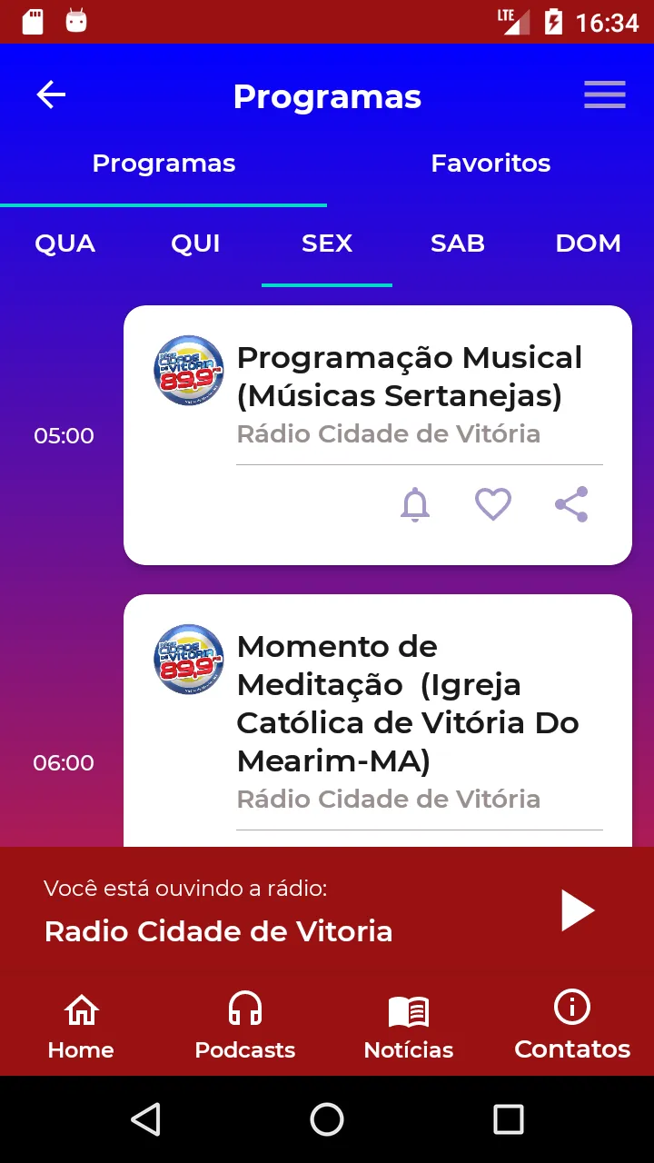 Rádio Cidade de Vitória | Indus Appstore | Screenshot