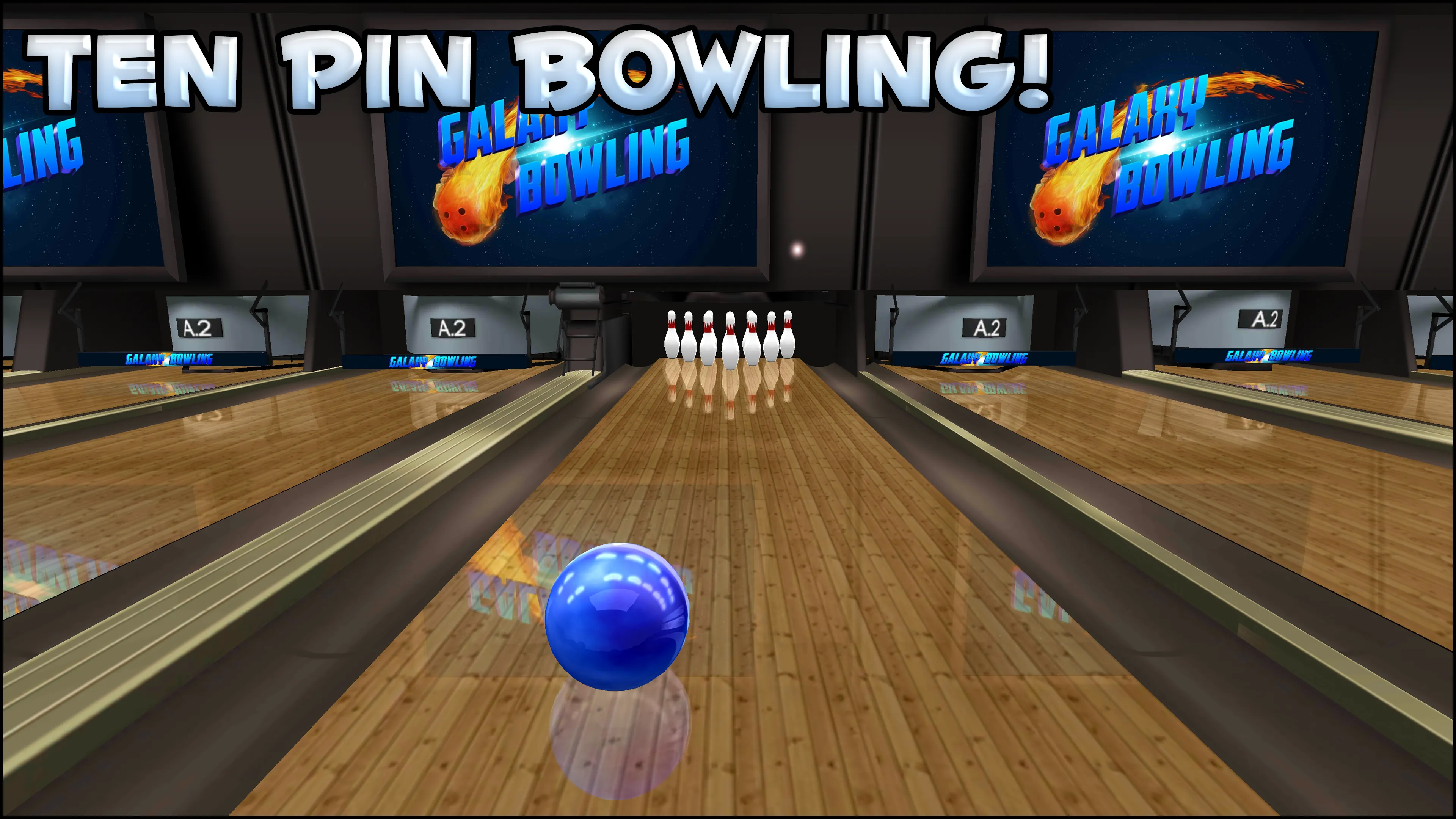 Galaxy Bowling 3D | Indus Appstore | Screenshot