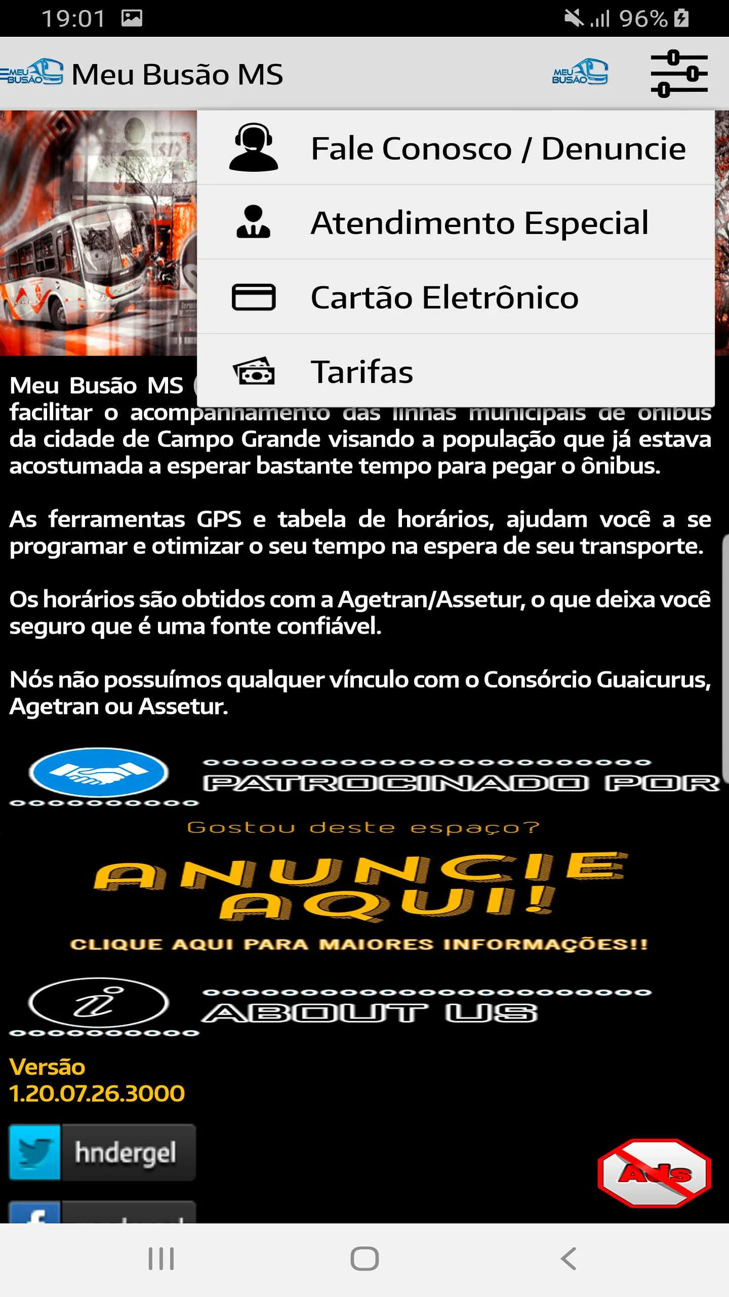 Meu Busão MS | Indus Appstore | Screenshot