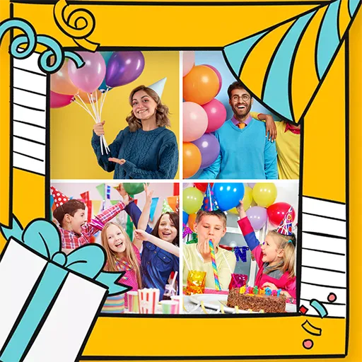 Birthday Collage Maker | Indus Appstore | Screenshot