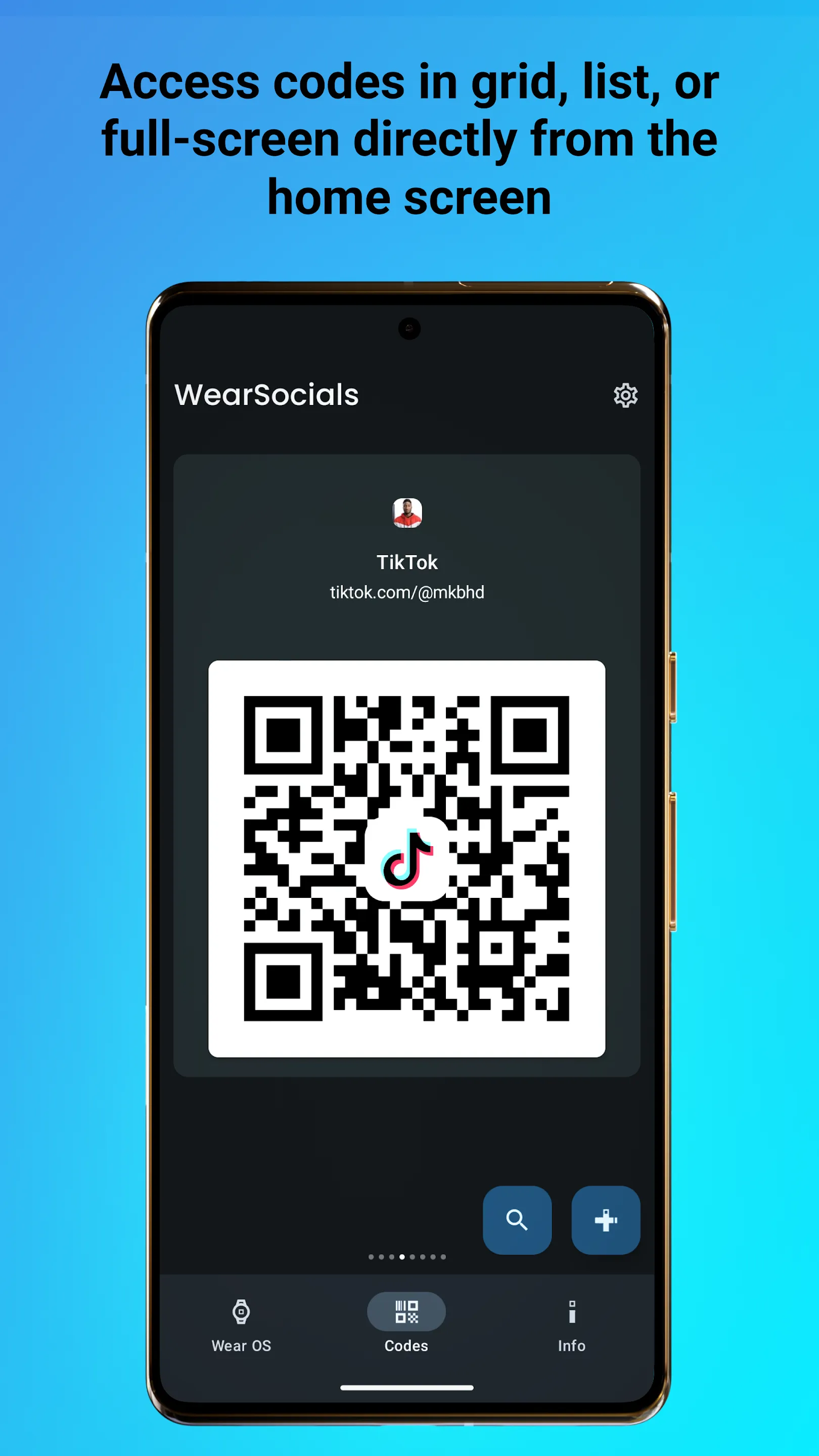 WearSocials - Code Wallet | Indus Appstore | Screenshot