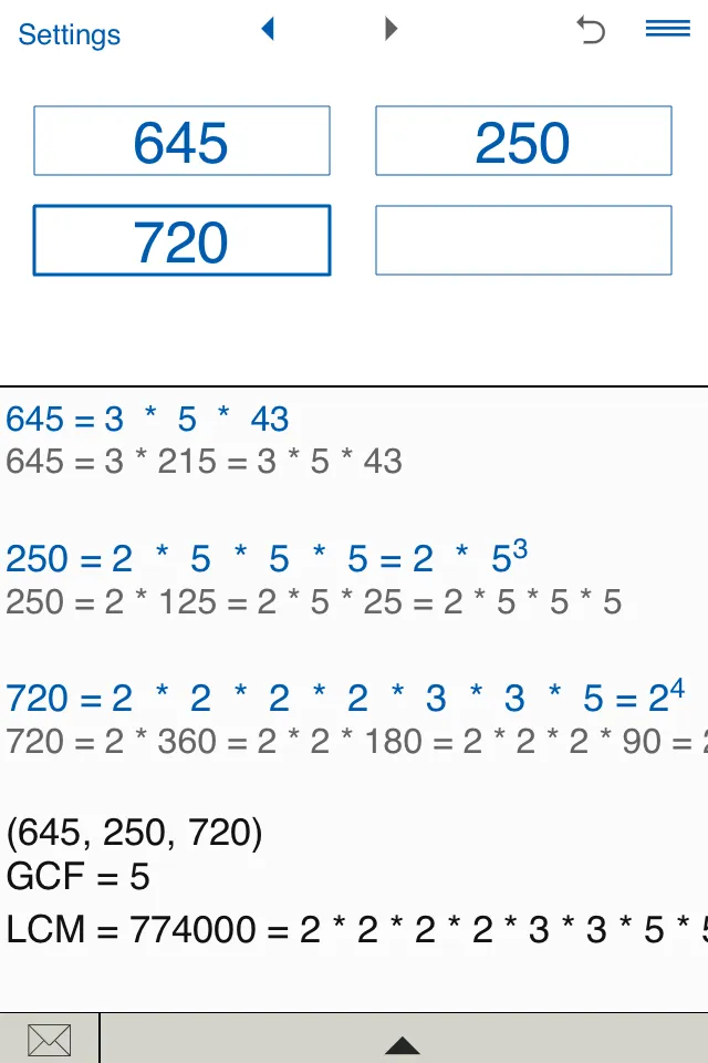 Prime Factor Calculator | Indus Appstore | Screenshot