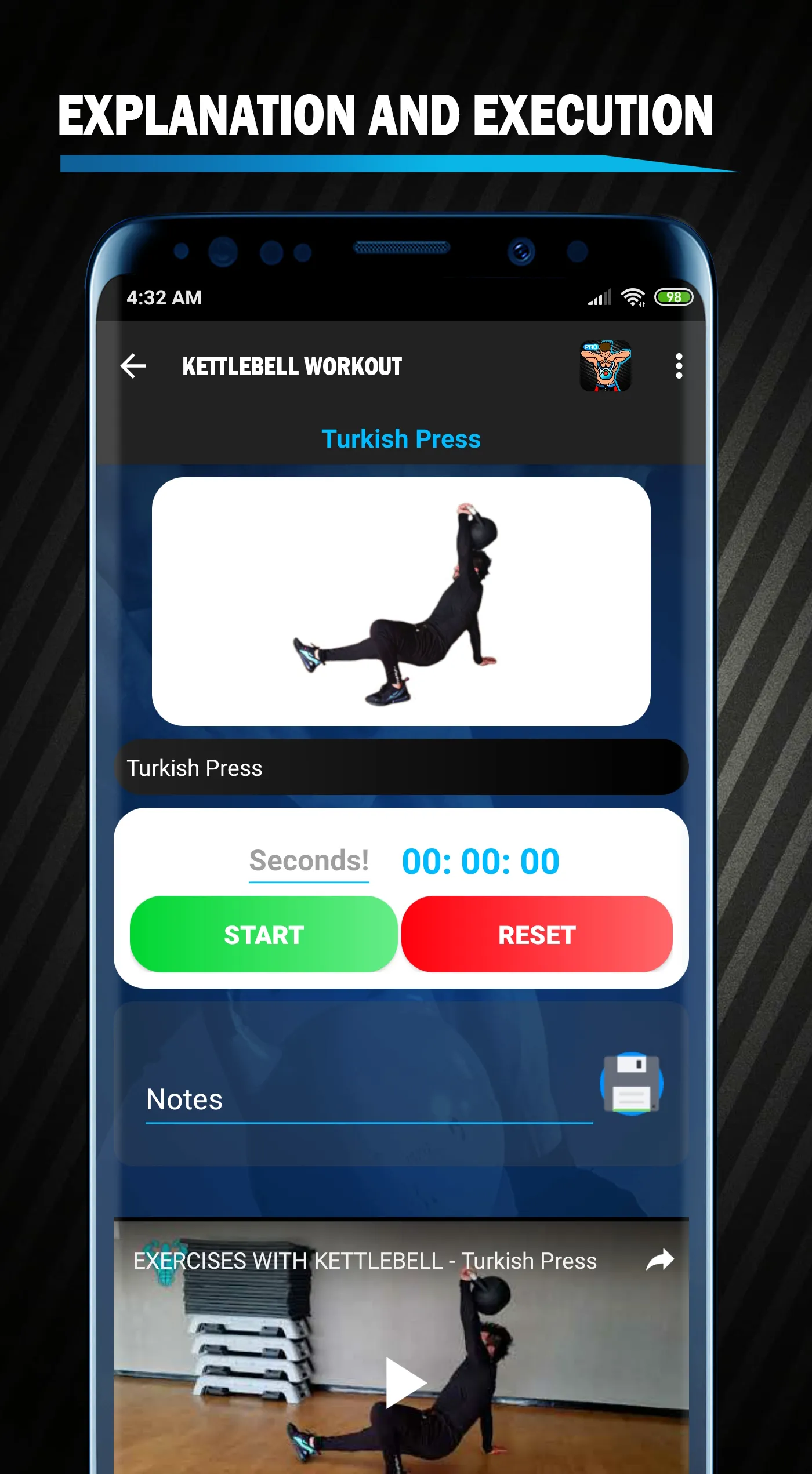 Kettlebell Workout exercises | Indus Appstore | Screenshot