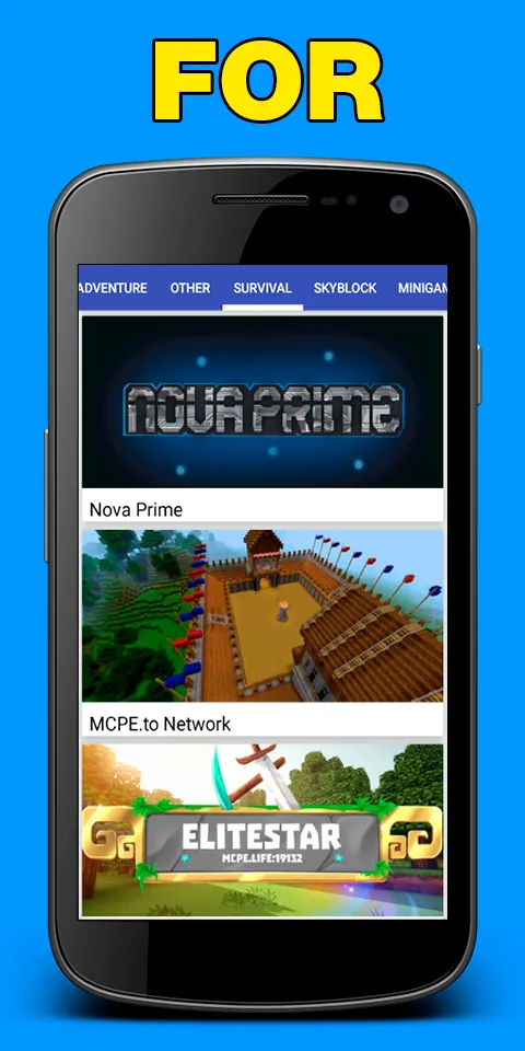 Servers for Minecraft PE | Indus Appstore | Screenshot