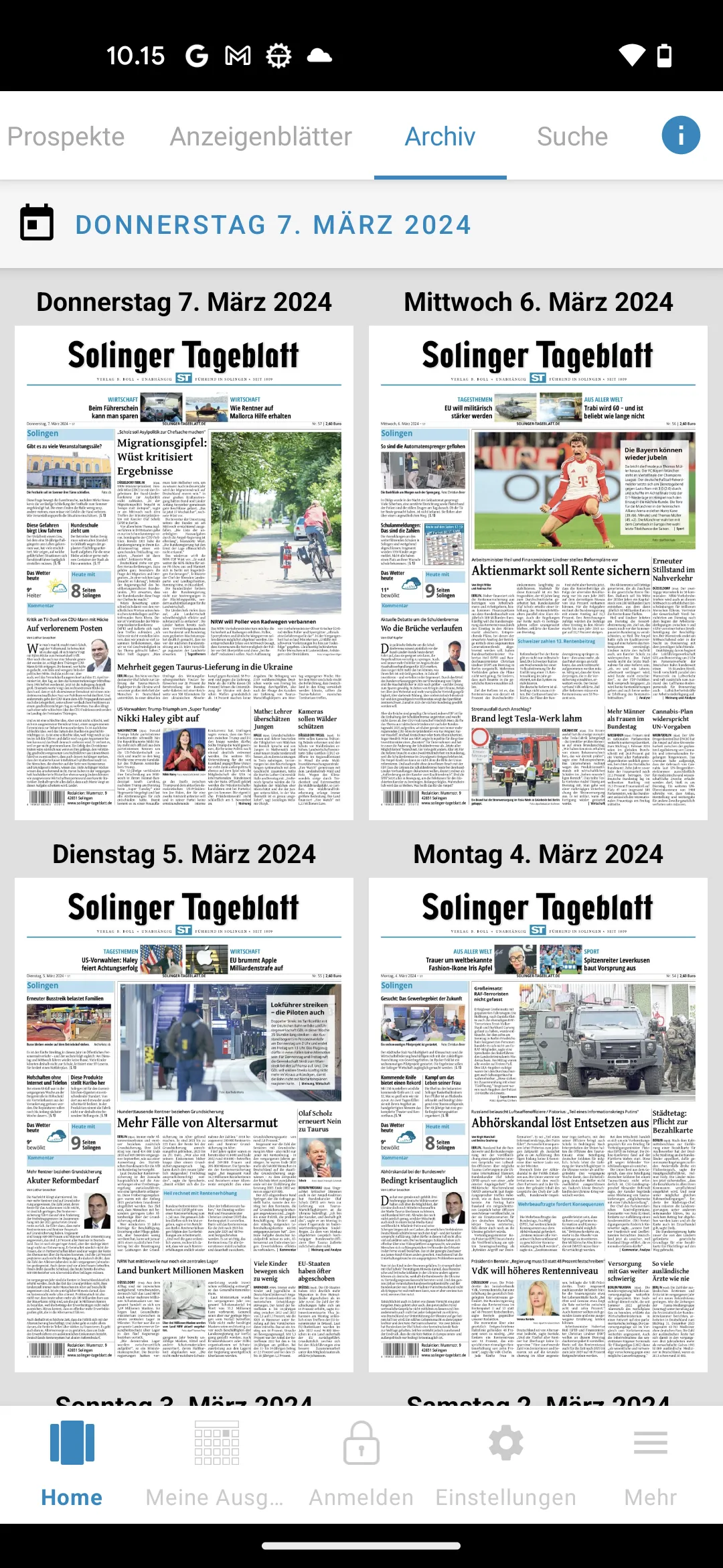 E-Paper ST | Indus Appstore | Screenshot