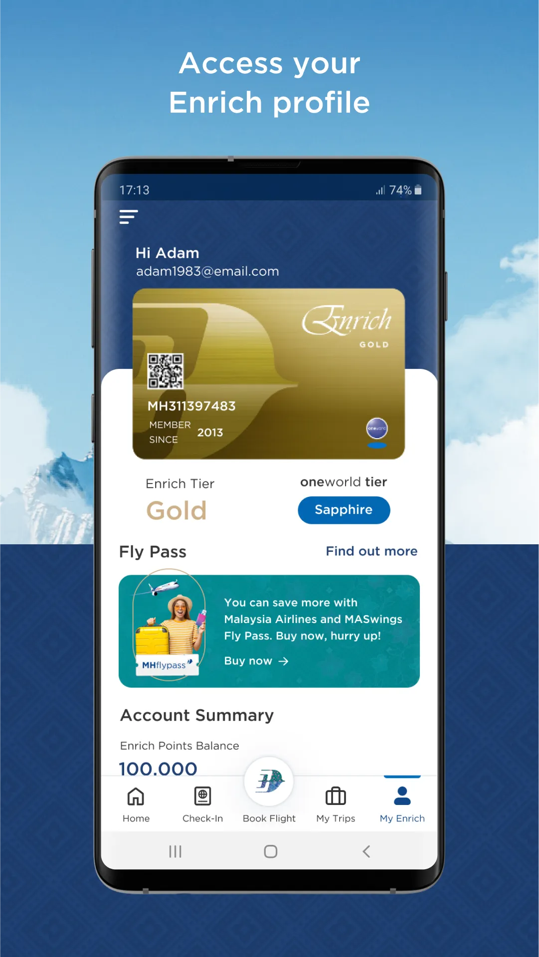 Malaysia Airlines | Indus Appstore | Screenshot