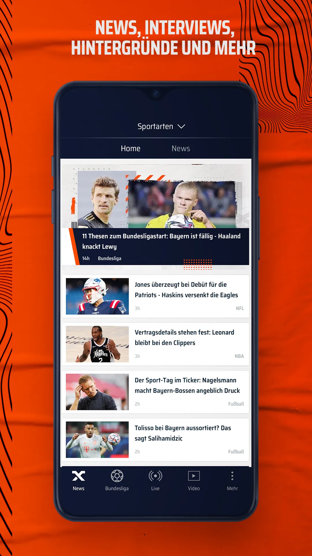 SPOX: Sport, News, Live, Video | Indus Appstore | Screenshot