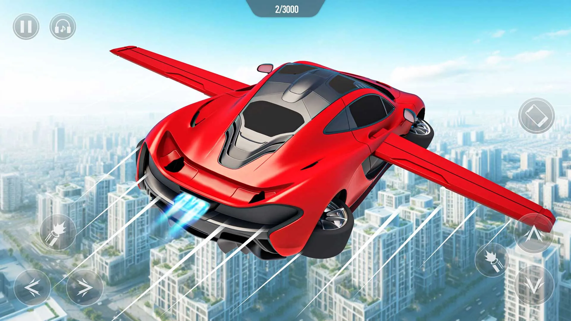 Flying Car Robot Shooting Game | Indus Appstore | Screenshot