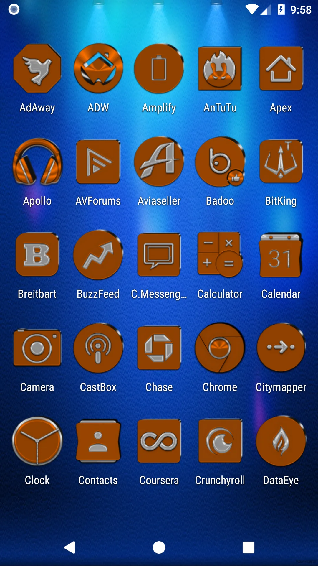 Orange Icon Pack | Indus Appstore | Screenshot