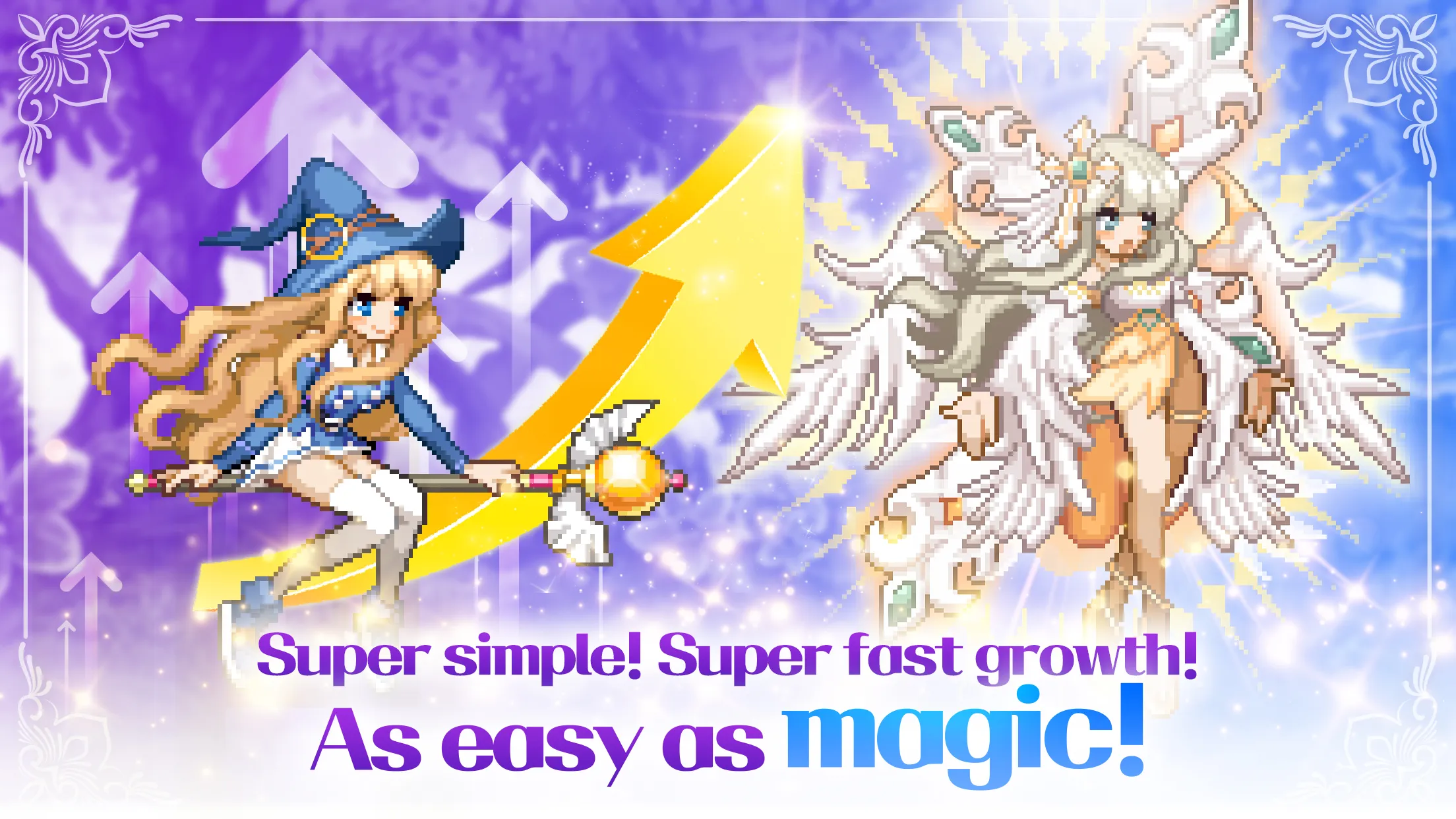 Magical Girl: Idle Pixel Hero | Indus Appstore | Screenshot