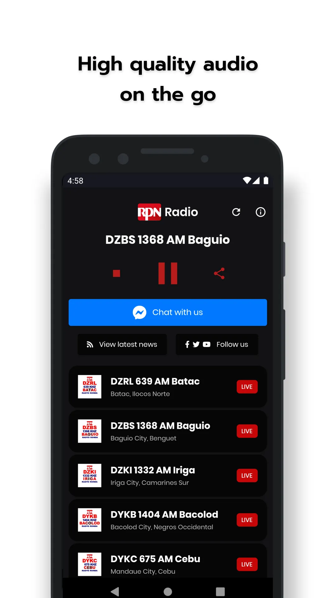 RPN Radio: Live audio stream | Indus Appstore | Screenshot